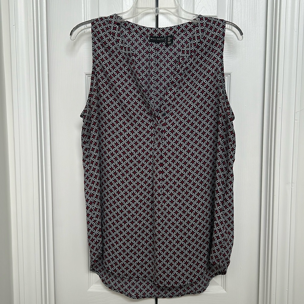 Willi Smith Patterned Blouse